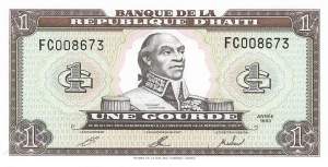 1 Gourde p259b 1993 Haiti